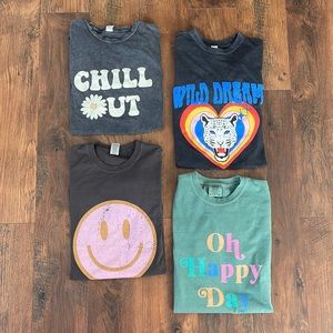 VICI - Set of 4 Cotton Graphic Tees!